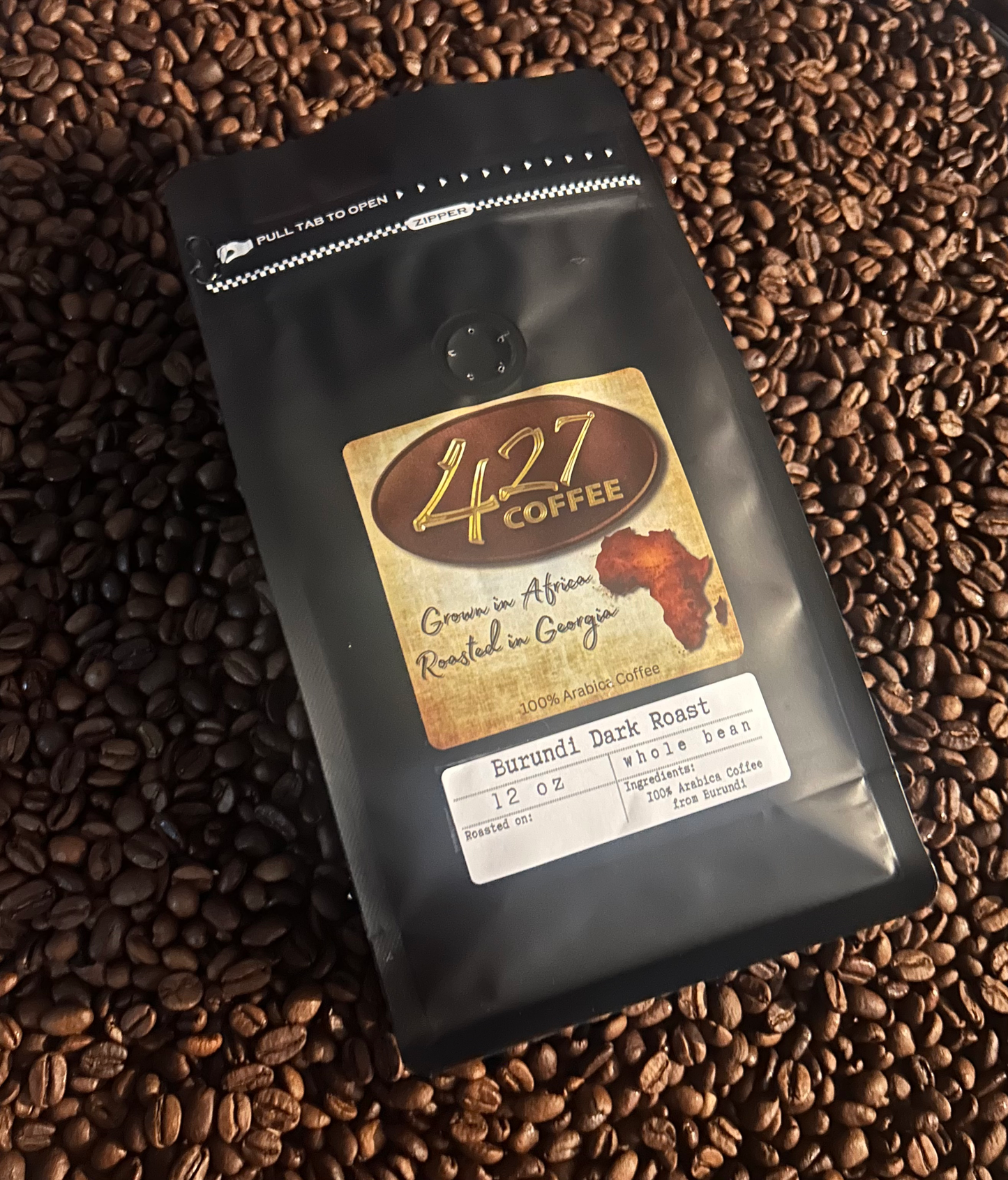 Burundi Dark Roast - Whole Bean image 0