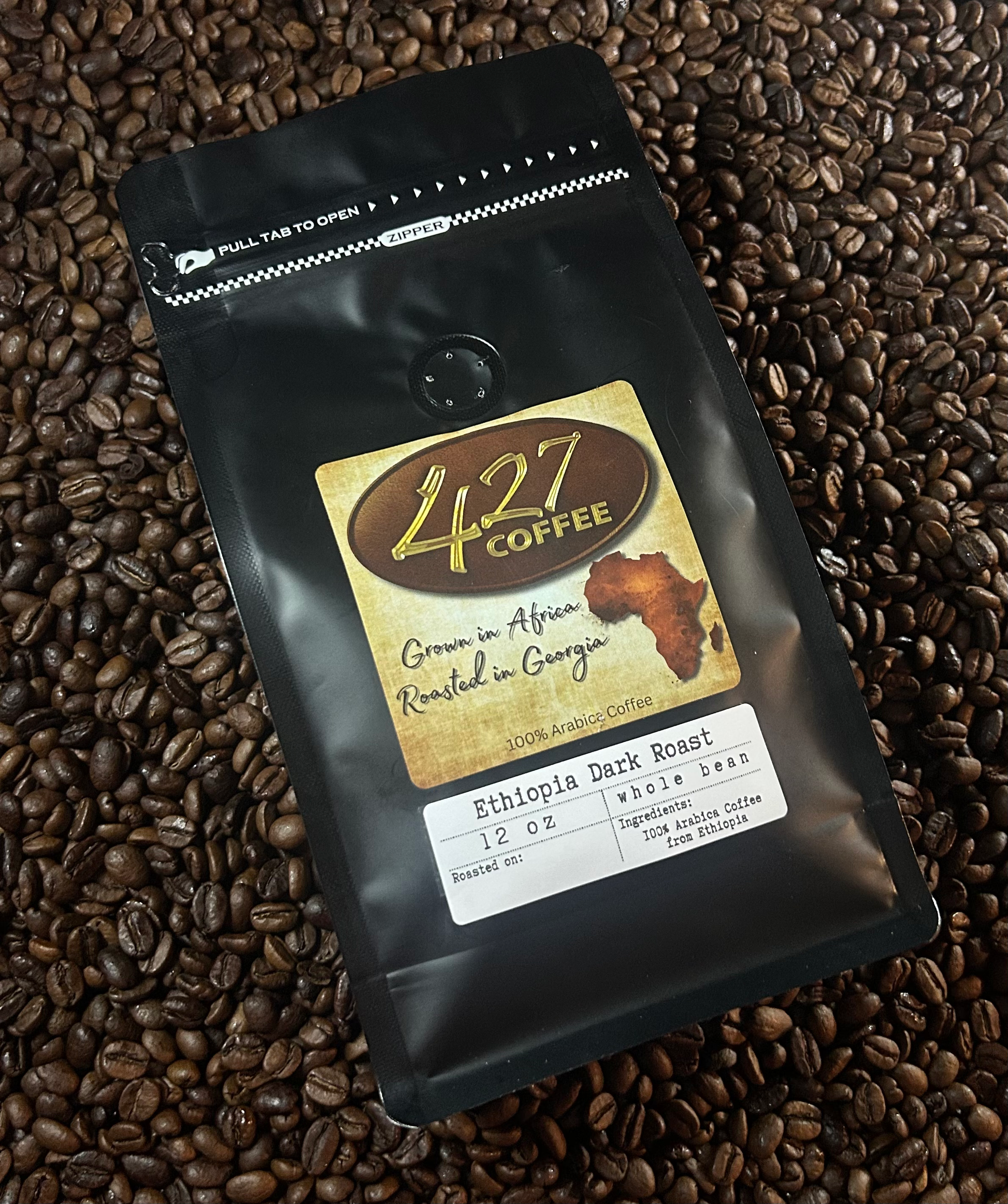 Ethiopia Dark Roast - Whole Bean image 0