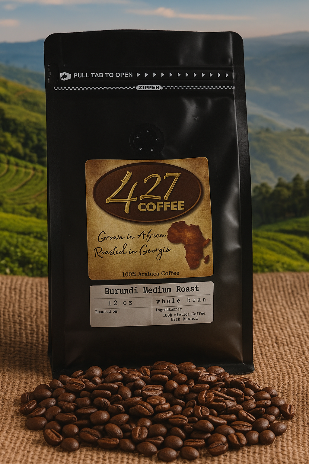 Burundi Medium Roast - Whole Bean image 0