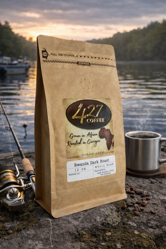 Rwanda Dark Roast Whole Bean — Bold, Smooth & Clean